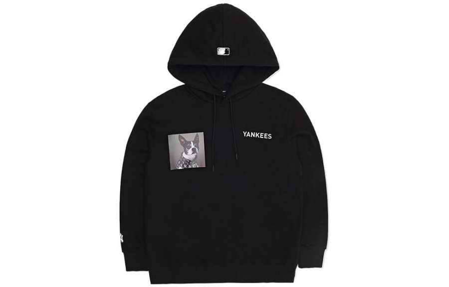 MLB MLB Sweatshirts Unisex Black Hooded Moderate Regular