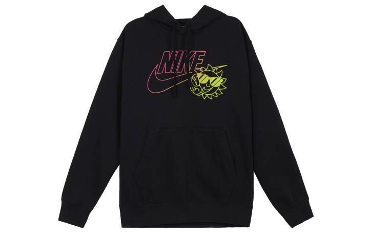 Nike Nike Sweatshirts Men's Black Hooded Moderate Regular