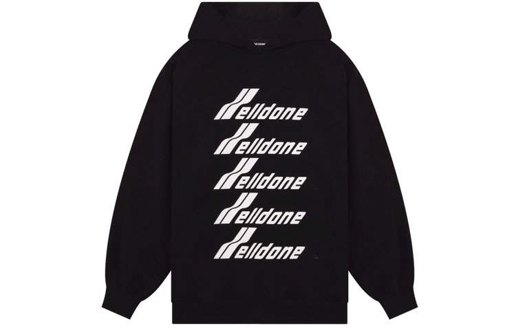 WE11DONE WE11DONE Logo-print Cotton Hoodie