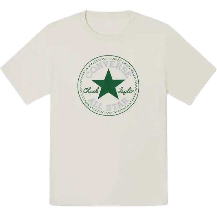 Converse Converse T Shirts Unisex Green Crew Neck Moderate