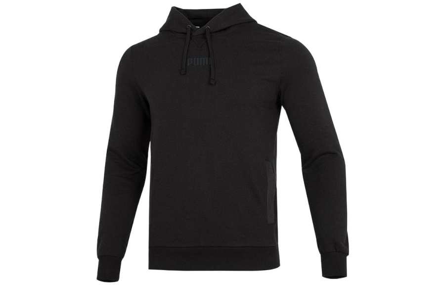 PUMA Sweatshirts Men's Black Hooded Moderate Other