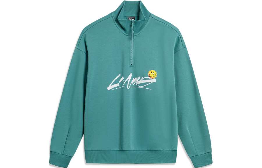 Li-Ning Li Ning Sweatshirt Unisex French Emerald Green