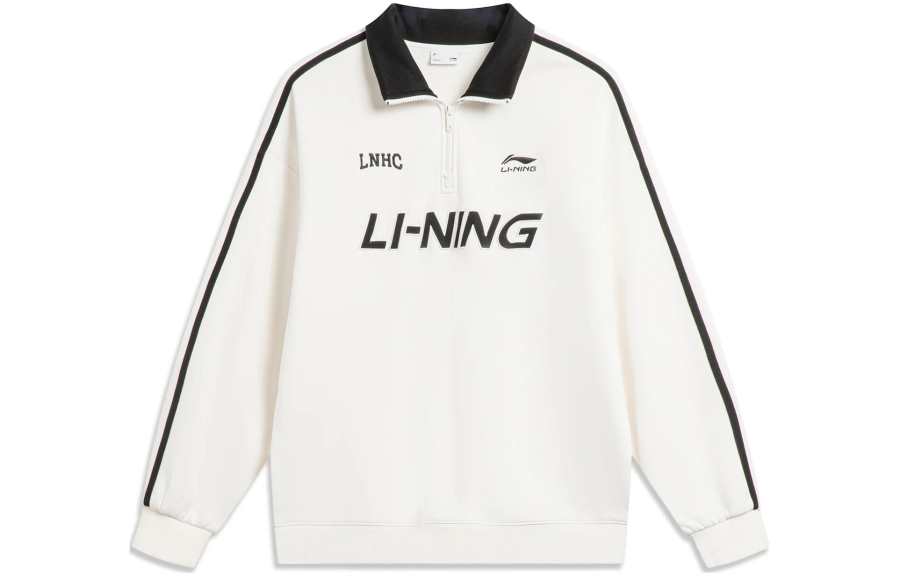 Li-Ning Li Ning Sports Fashion Collection Sweatshirt Unisex Ivory