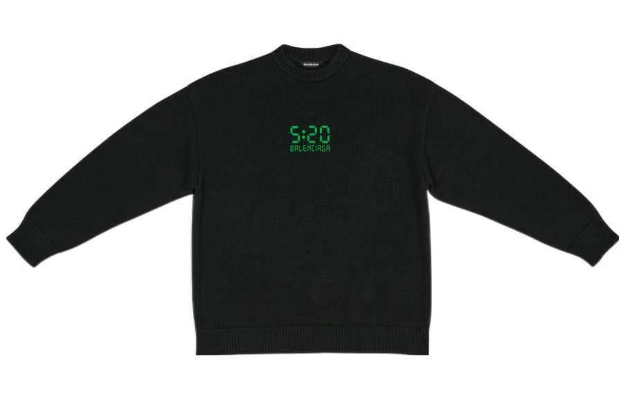 Balenciaga 520 Capsule Sweatshirt Unisex Black