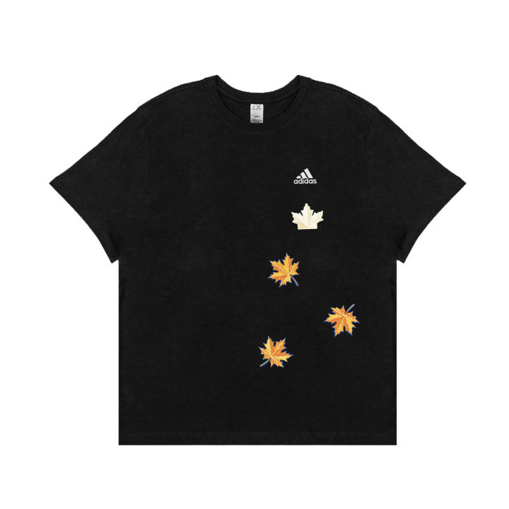 Adidas Adidas T Shirts Unisex Black Crew Neck Moderate Straight Fit