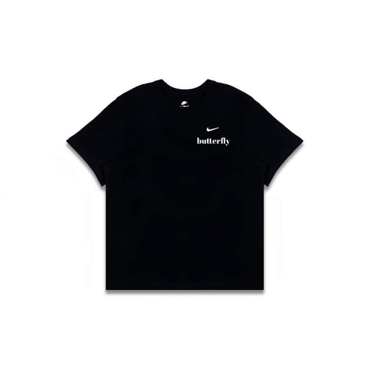 Nike Nike T Shirts Men's Black Crew Neck Moderate Straight Fit