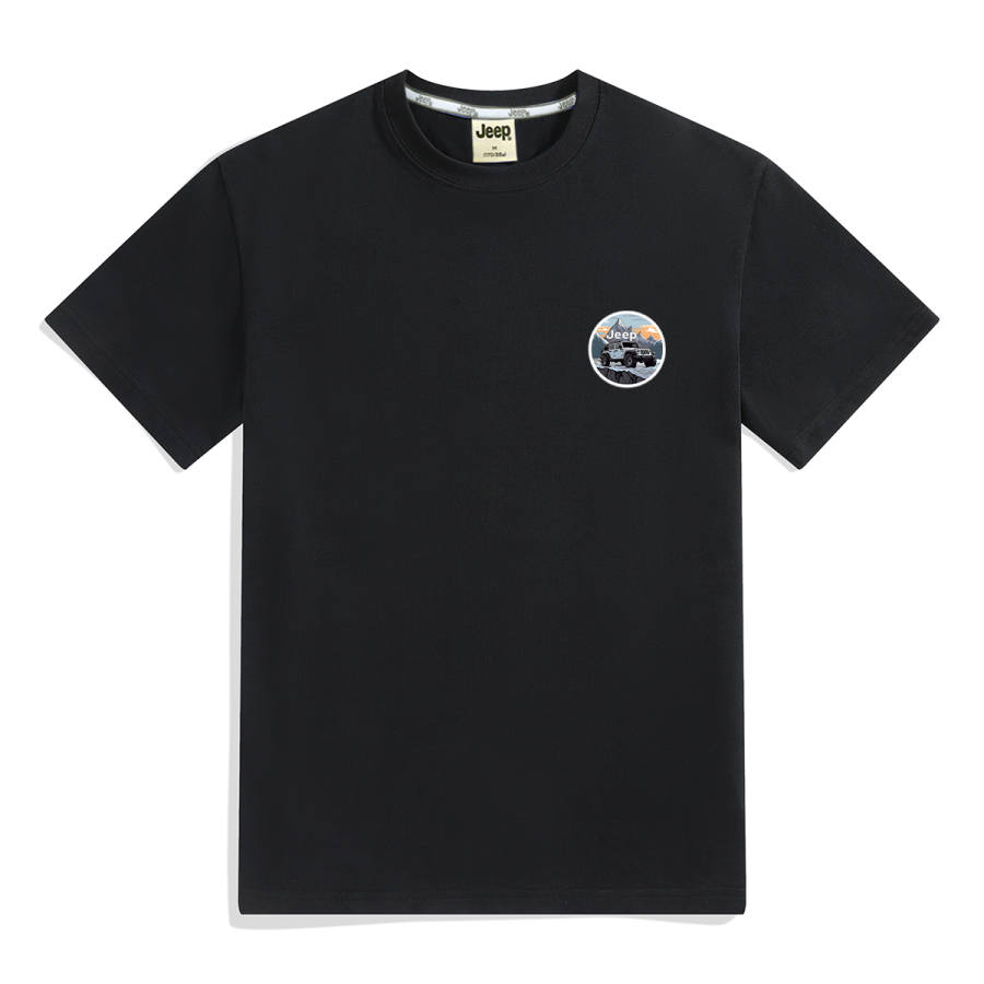Jeep T Shirts Unisex Crew Neck Moderate Heavyweight