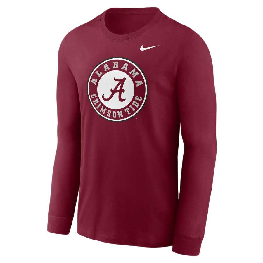Nike Nike Alabama Crimson Tide Alternate Logo Men's Nike College Long Sleeve T Shirt