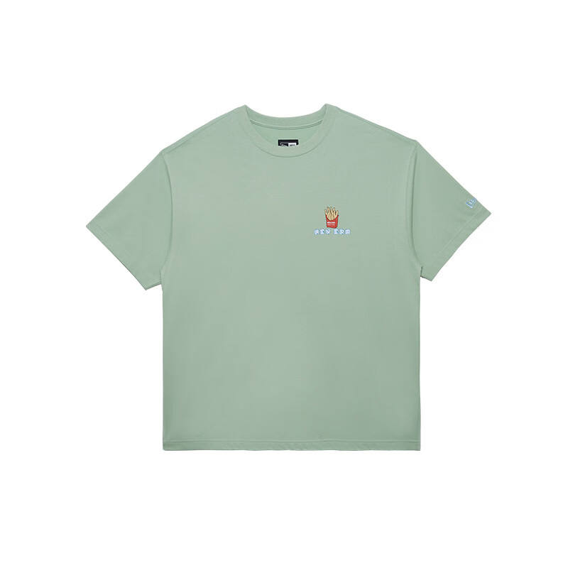 New Era T Shirts Unisex Green Crew Neck Moderate