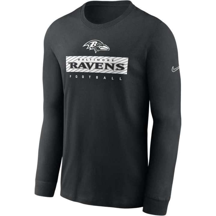 Nike Nike Baltimore Ravens Sideline Team Issue Men's Nike Dri-FIT Nfl Long-Sleeve T-Shirt