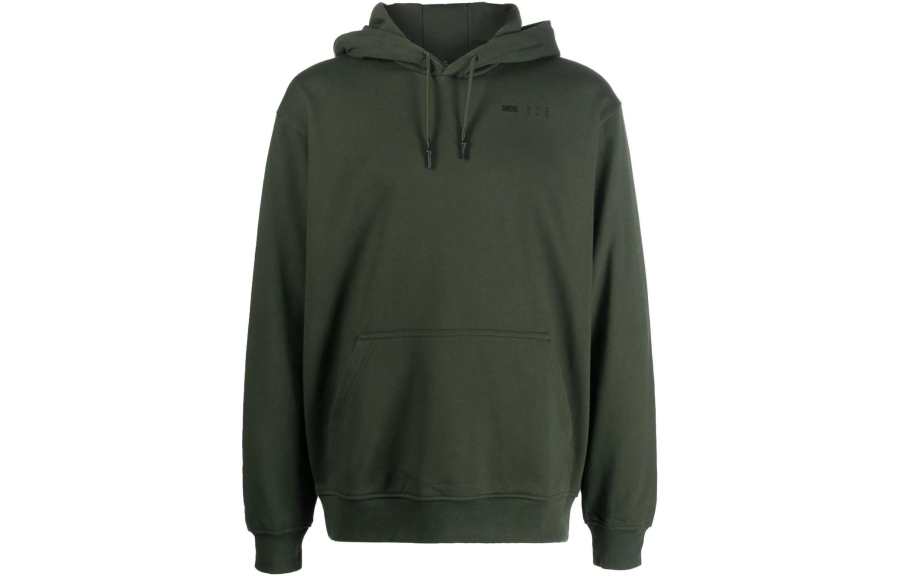 McQ Alexander McQueen Sweatshirts Men's Dark Green Hooded Moderate