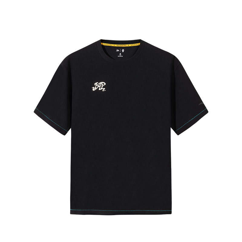 Anta Basketball Collection T Shirt Unisex Black