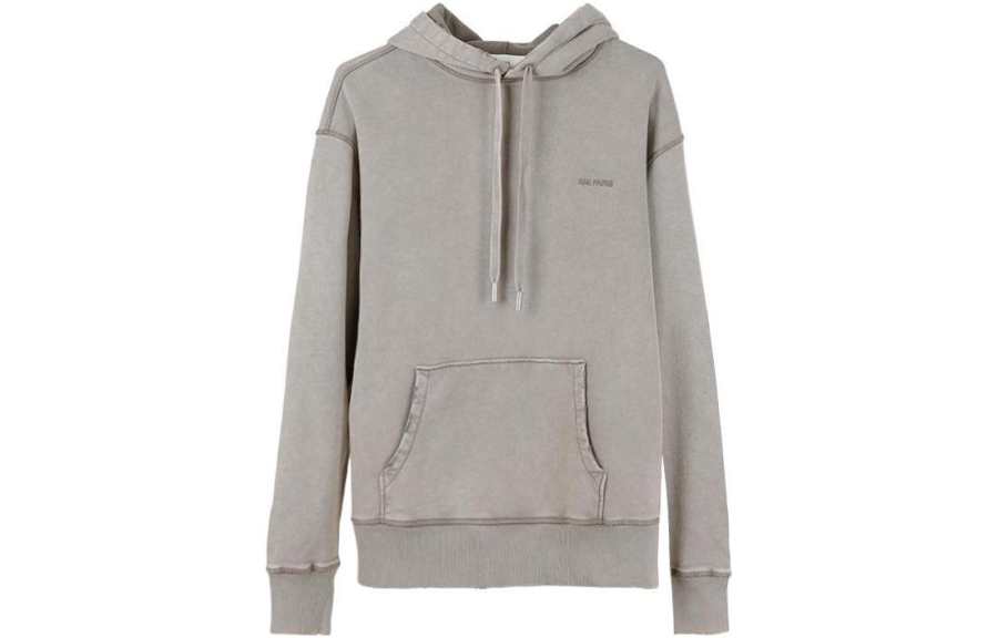 AMIPARIS Ami Logo Embroidered Drawstring Hoodie