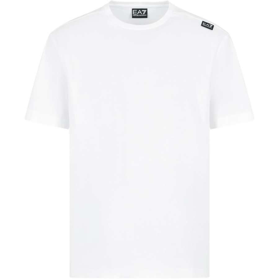 EMPORIO ARMANI Logo print Cotton T shirt