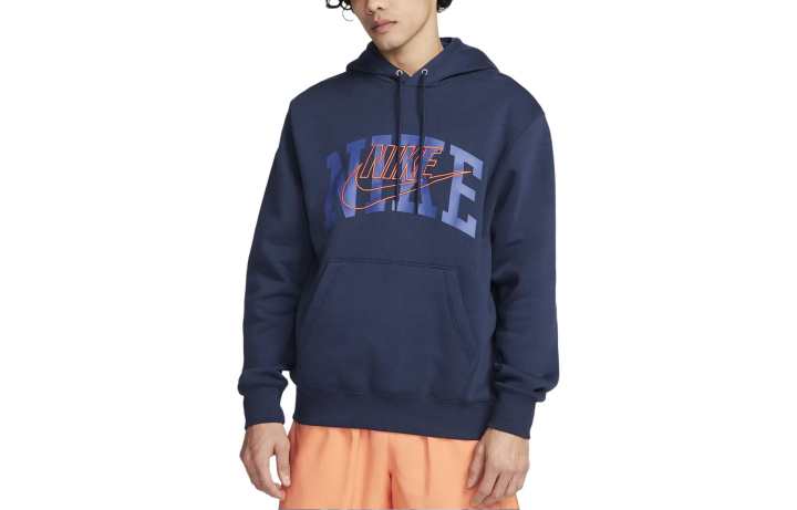 Nike Nike Sudadera Con Gorro Sin Cierre Para Hombre Sweatshirt Men's Marine Blue