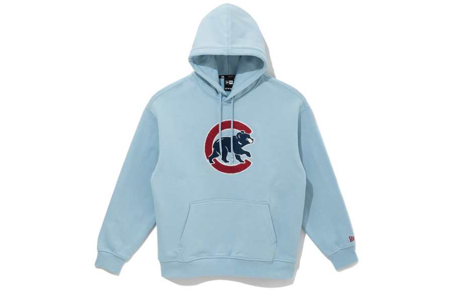 New Era Sweatshirts Men's Blue Hooded Non Detachable Moderate