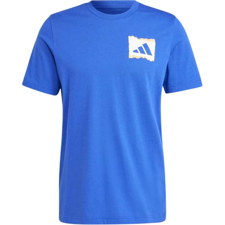 Adidas Adidas T Shirt Men's Semi Fluorescent Blue