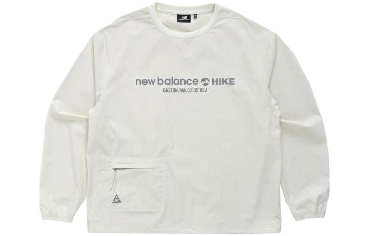 New Balance New Balance Letter Print Sweatshirt Men's White