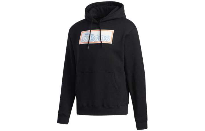 Adidas Adidas Sweatshirts Men's Black Hooded Moderate Other