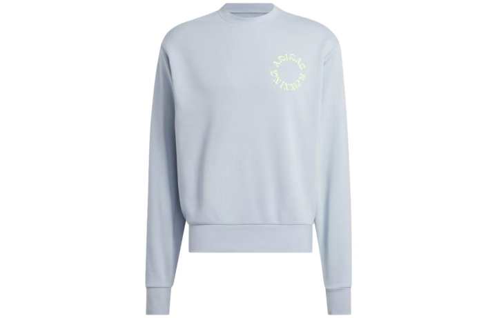 Adidas Adidas Sweatshirts Unisex Miracle Blue Crew Neck Moderate Regular
