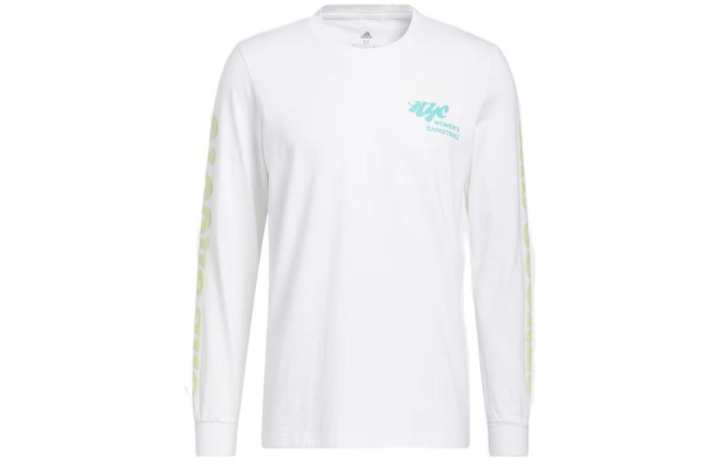Adidas Adidas Sweatshirts Men's White Crew Neck Moderate