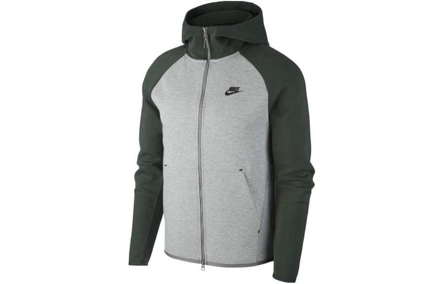 Nike Nike Sweatshirts Men's Gray Hooded Moderate Cardigan