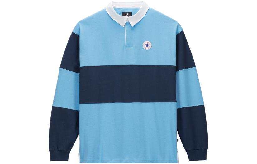 Converse Converse Sweatshirts Men's Blue Lapel Moderate Regular