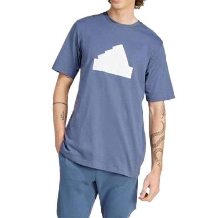 Adidas Adidas T Shirts Men's Blue Crew Neck Moderate