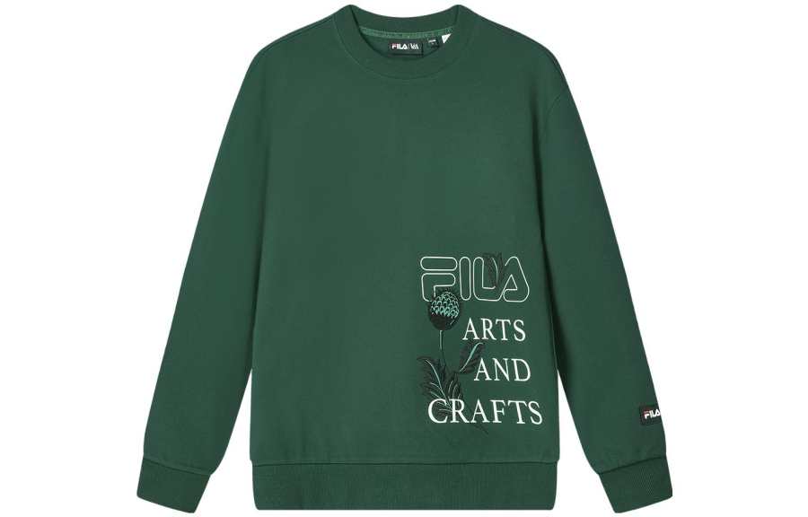 FILA x V&A Heritage Sweatshirt Men's Night Shadow Green