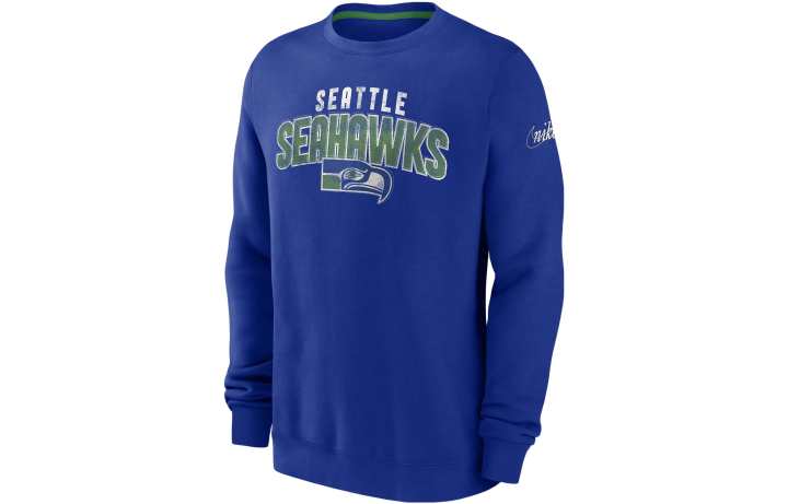 Nike Nike Sweatshirts Men's Blue Crew Neck Moderate Regular