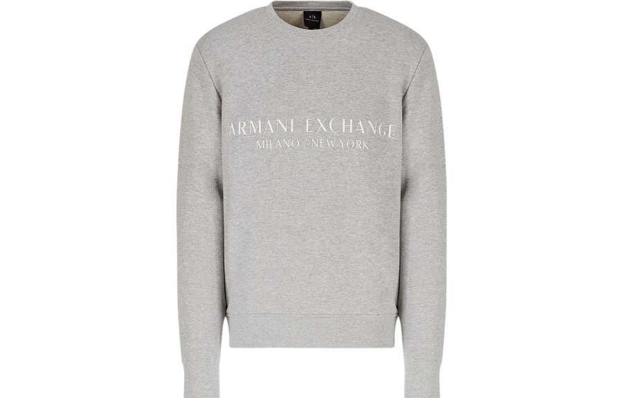 ARMANI EXCHANGE 【Previous Season】logo-print cotton sweatshirt