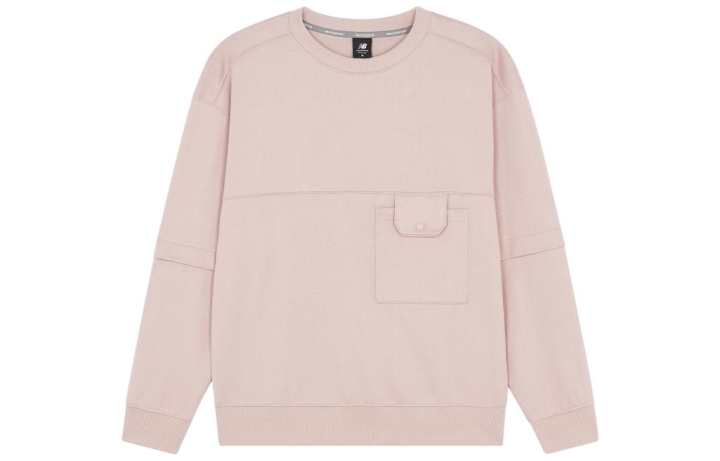 New Balance New Balance Sweatshirts Men's Pink Crew Neck Moderate