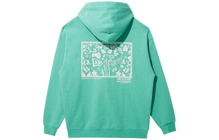 New Era Sweatshirts Unisex Green Hooded Moderate Regular