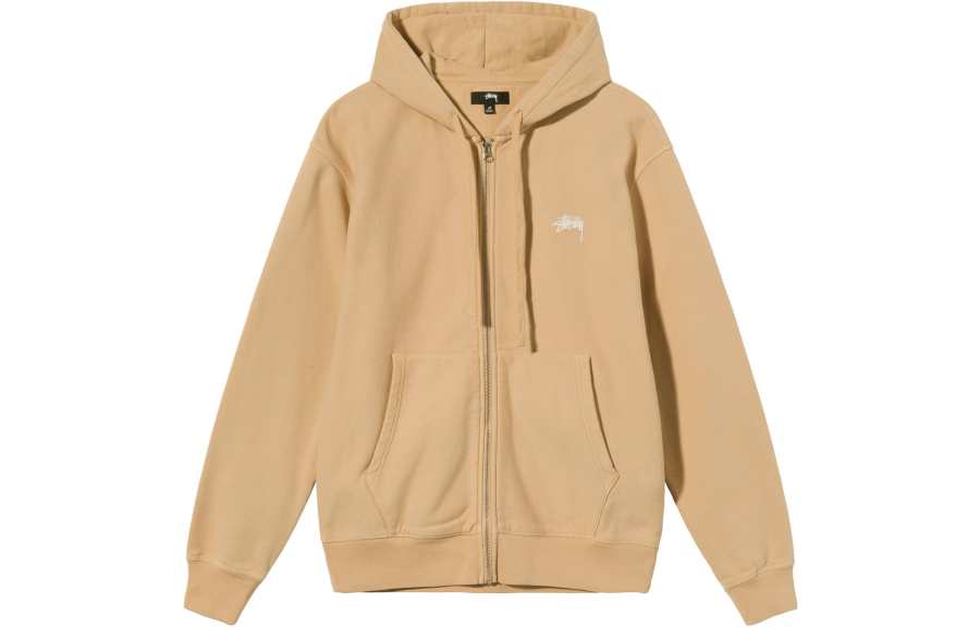 Stussy Stock Logo Zip Hoodie
