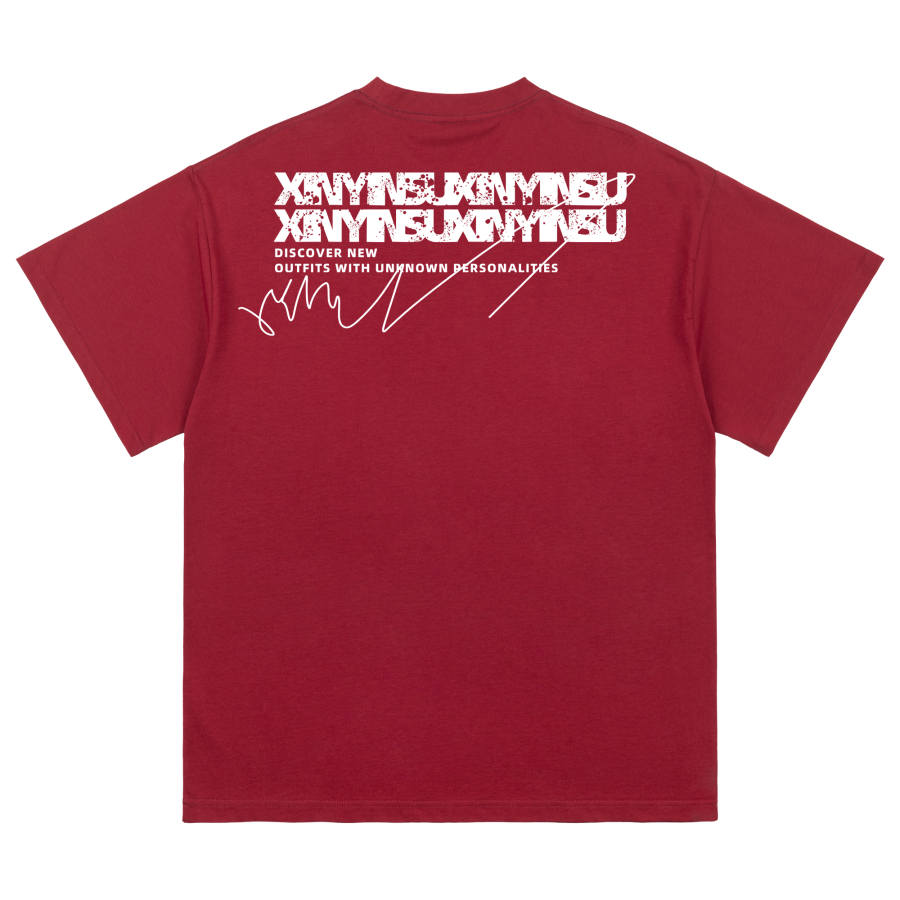 XINYINSU T Shirts Unisex Crew Neck Moderate Straight Fit