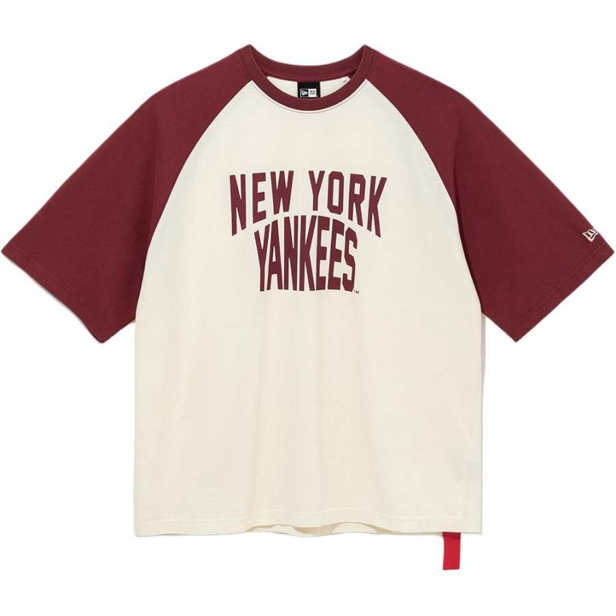 New Era T Shirt Korean Style Unisex Red
