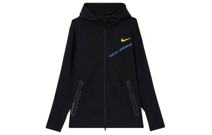 Nike Nike Sweatshirts Men's Black Hooded Moderate Cardigan