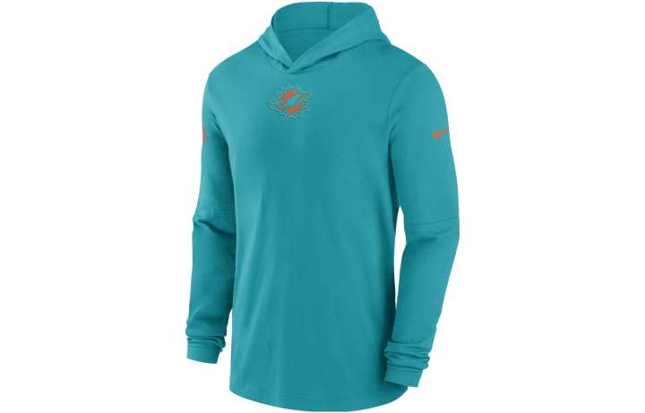 Nike Nike Sweatshirts Men's Cyan Hooded Moderate Other
