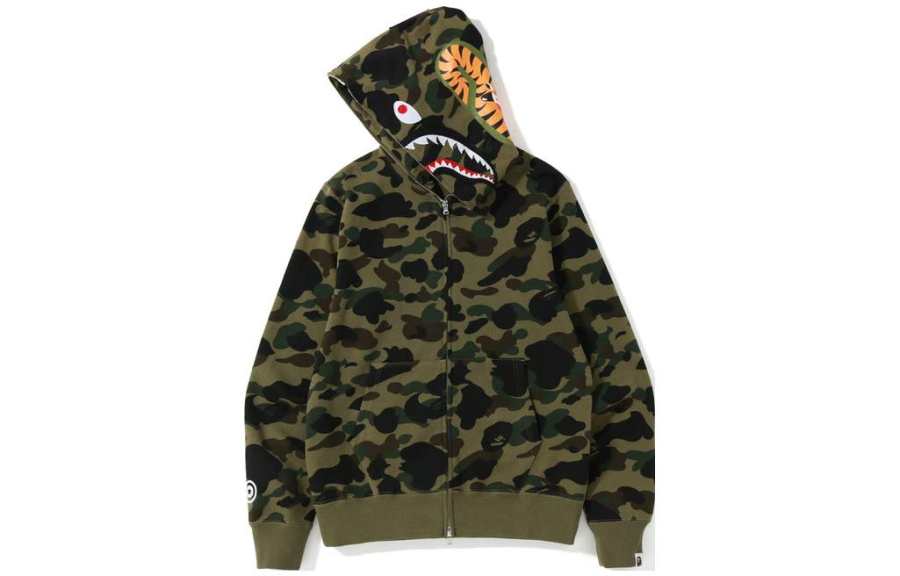 A BATHING APE Bape 1st Camo Shark Wgm Full Zip Hoodie