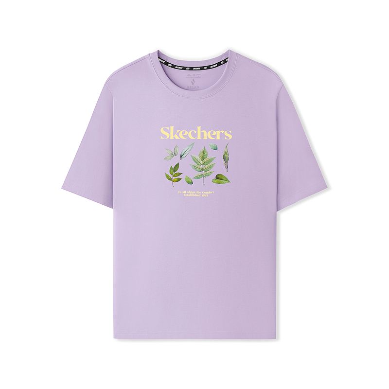 Skechers Sportlife SS25 T Shirt Unisex Lavender