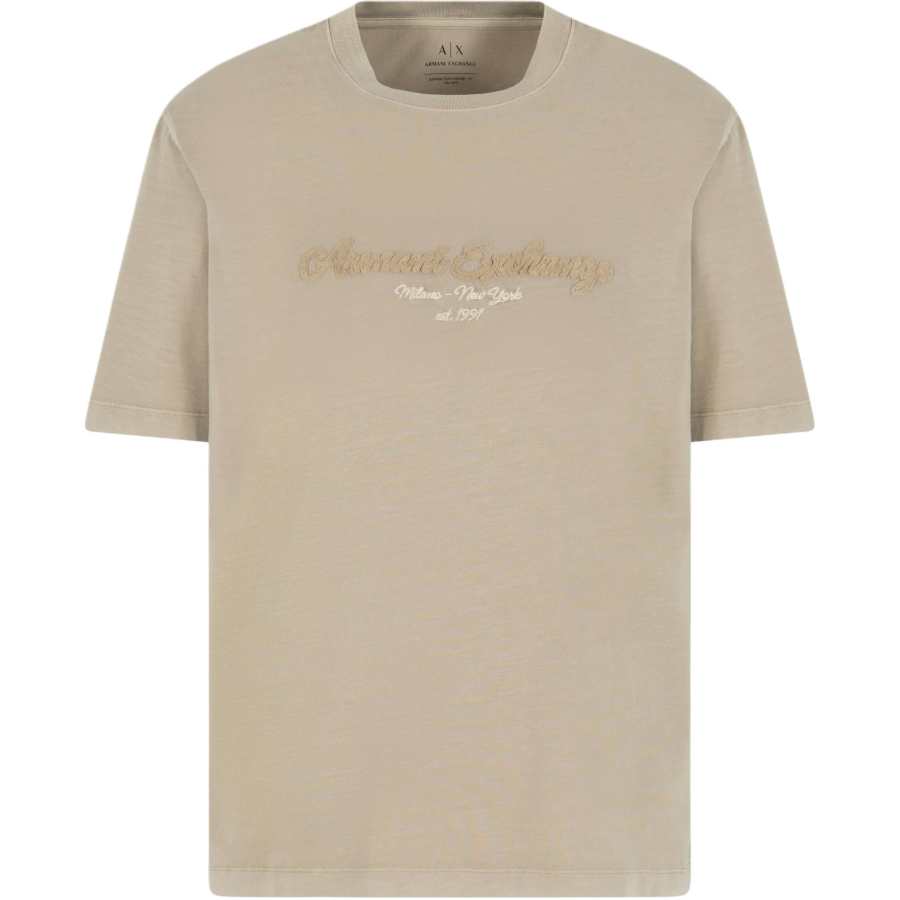 Armani Exchange logo-embroidered T-shirt