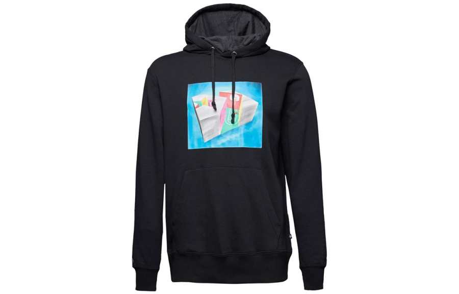 Converse Converse Chevron 3D Court Sweatshirt Men's Black