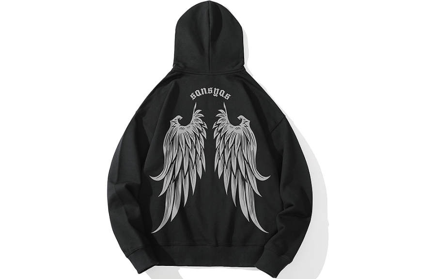 SANSYAS Sweatshirts Unisex Hooded Moderate Regular