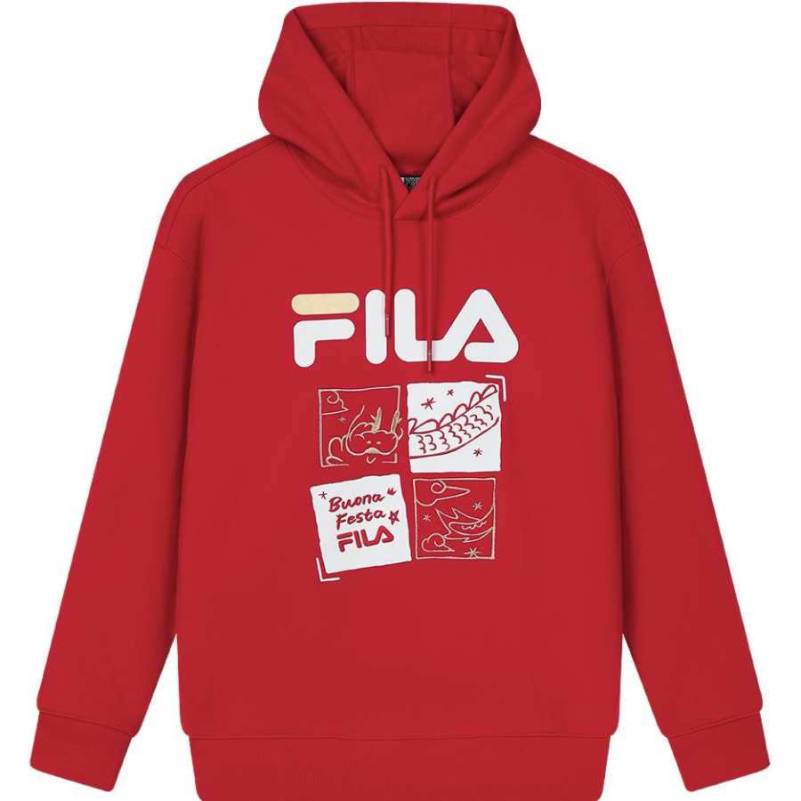 FILA Dragon Collection Sweatshirt Unisex Legend Red