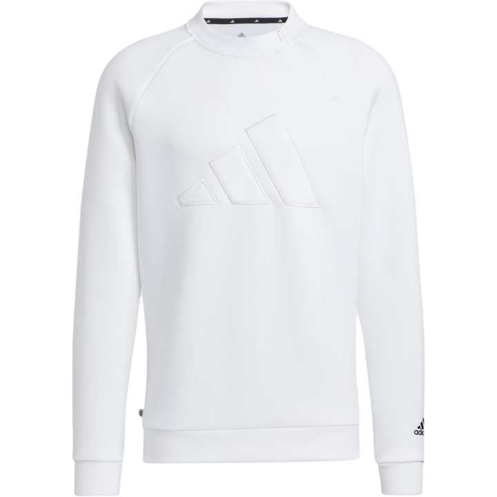 Adidas Adidas Sweatshirts Men's White Half Turtleneck Moderate Regular