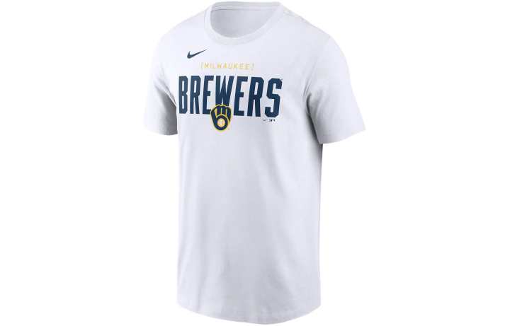 Nike Nike T Shirt Milwaukee Brewers Men's White