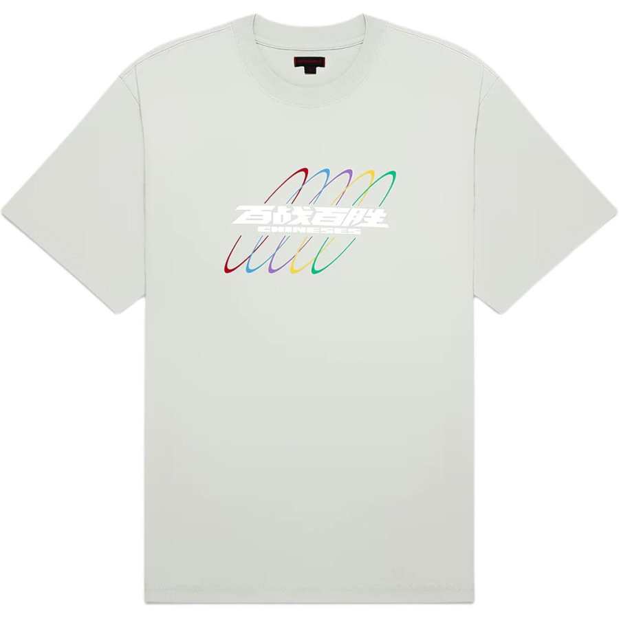 CLOT Chinese Capsule Collection T Shirts Unisex Gray Crew Neck Moderate Straight Fit