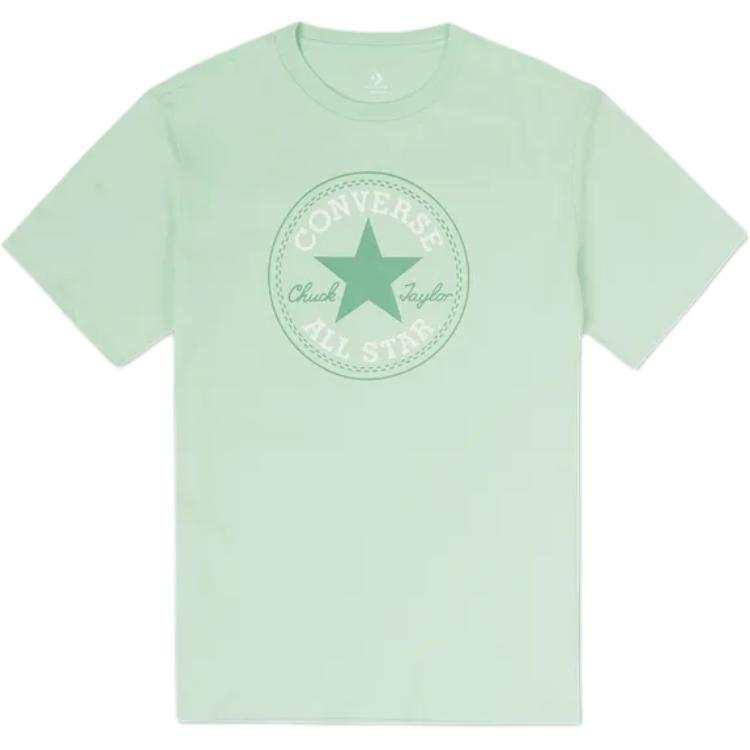 Converse Converse T Shirts Unisex Green Crew Neck Moderate