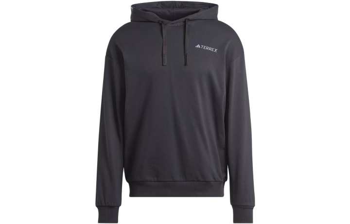 Adidas Adidas Sweatshirts Men's Black Hooded Moderate Regular