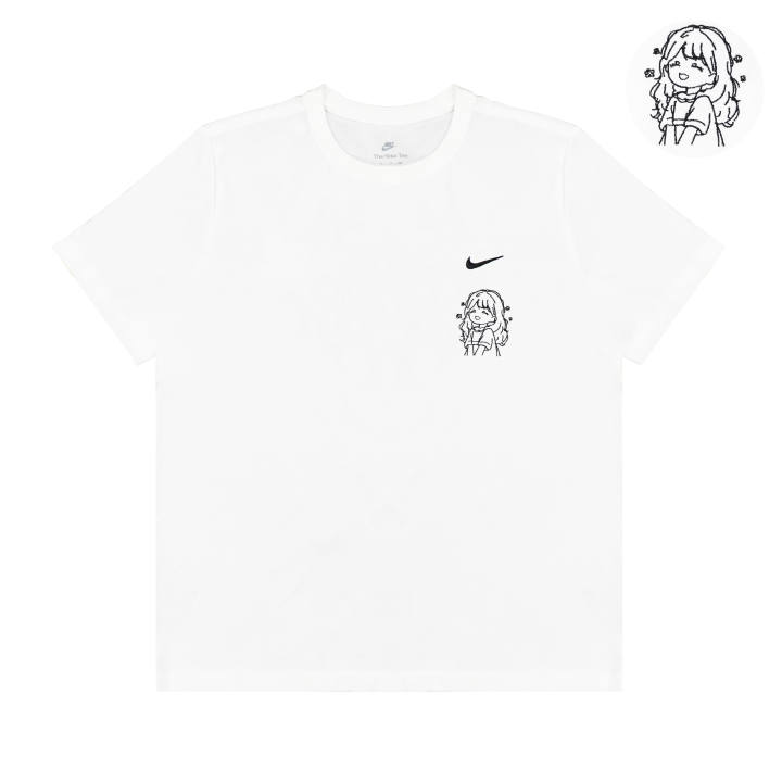 Nike Nike T Shirts Unisex White Crew Neck Moderate Straight Fit